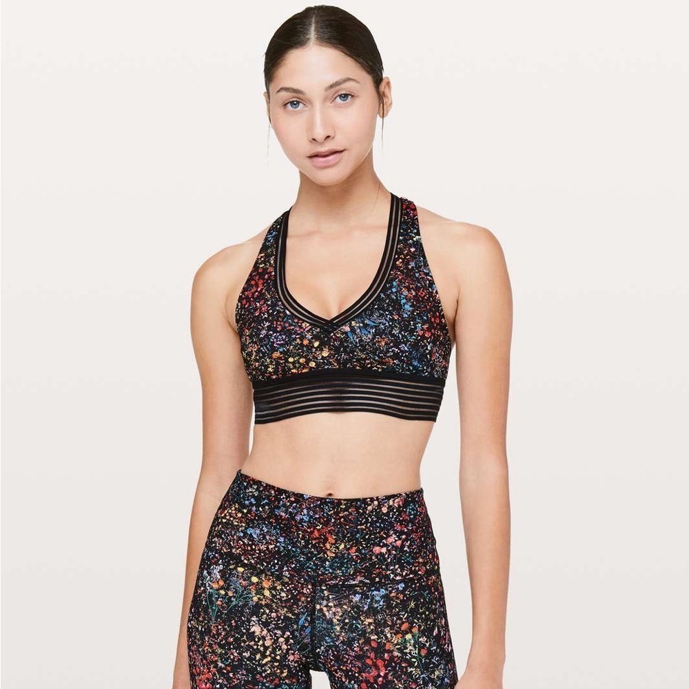 LULULEMON Find Focus Bra Flowerescent Multi